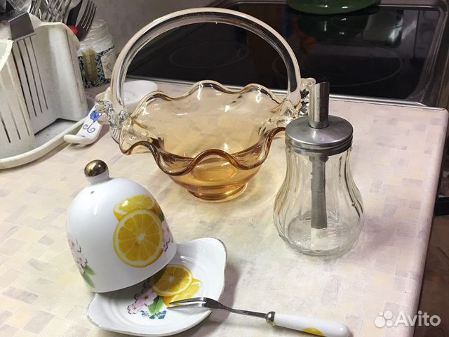 Лимонница, сахарница и вазочка для конфет