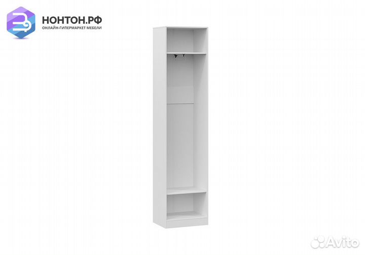 Пенал с зеркалом Агата белый