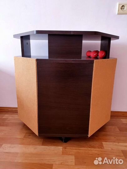 Тумба под телевизор темно-коричн