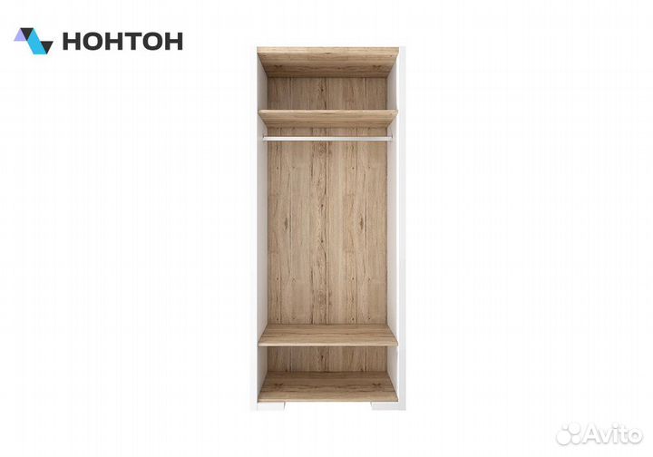 Шкаф 2-х створчатый Венето дуб санремо / белый