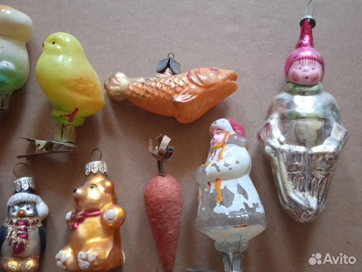 Елочные игрушки СССР и гдр