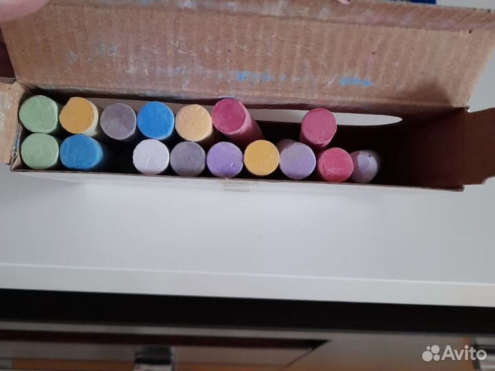 Мел цветной несколько коробочек