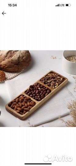 Менажница деревянная, берёза