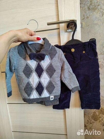 Костюм тройка на мальчика 68 разм