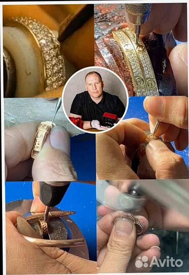 Cartier Love серьги 0,07 ct