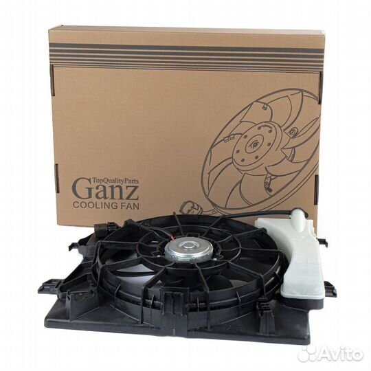 Вентилятор радиатора основного hyundai Solaris