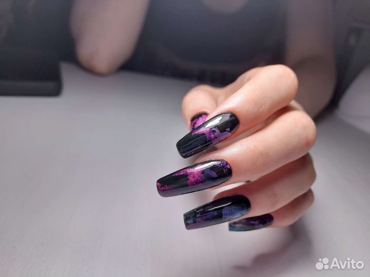 Наращивание маникюр