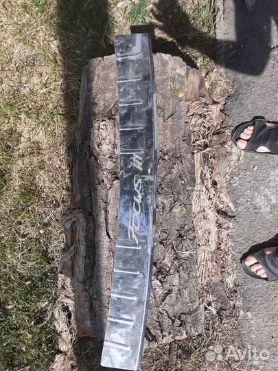 Хромированая накладка на бампер