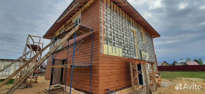 Монтаж сайдинга, отделочные работы