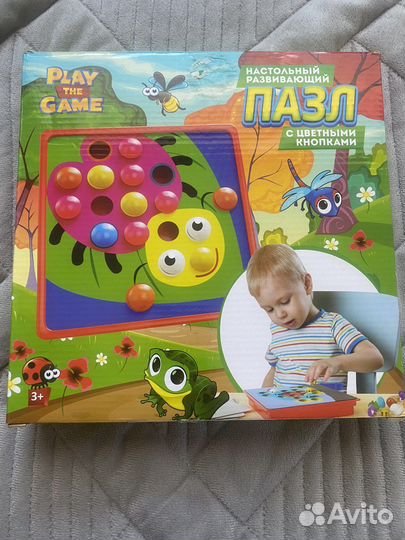 Развивающие игрушки. Пазл с кнопками