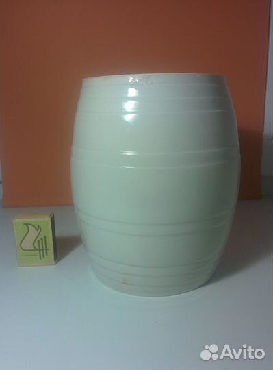Бочонок лфз банка для хранения фарфоровая 50-е