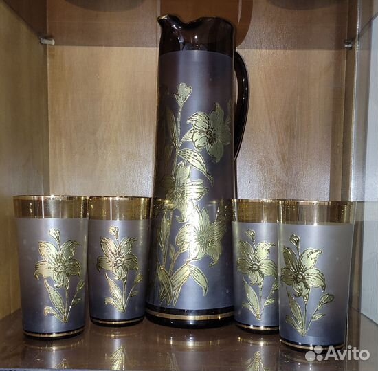 Графин стаканы богема