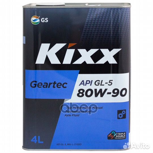 Kixx geartec GL-5 80W90 Жидкость трансмиссионна