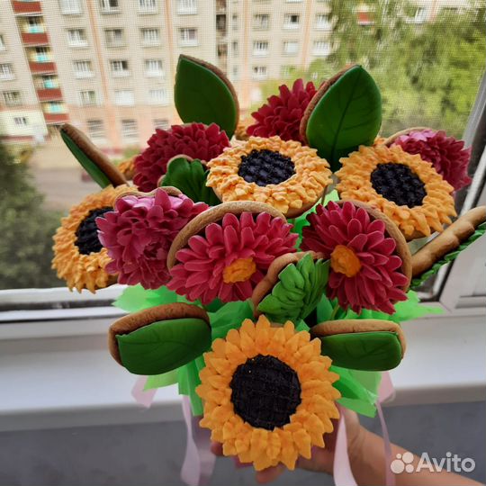 Съедобные букеты из пряников