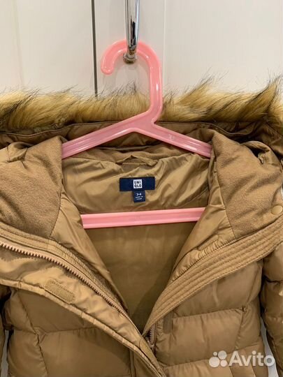 Пальто для девочки uniqlo