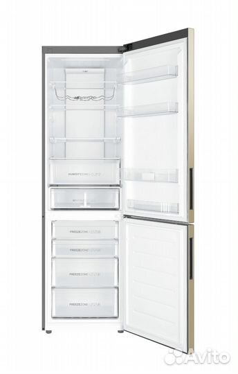 Холодильник haier кремовый цвет Инвертор новый