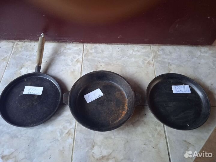 Сковорода чугунная