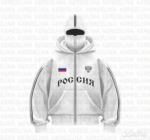 Зип худи Tommy Sinny Russia с балаклавой Россия