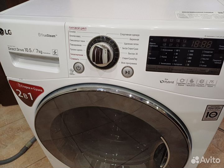 Стиральная машина LG 10кг с сушкой