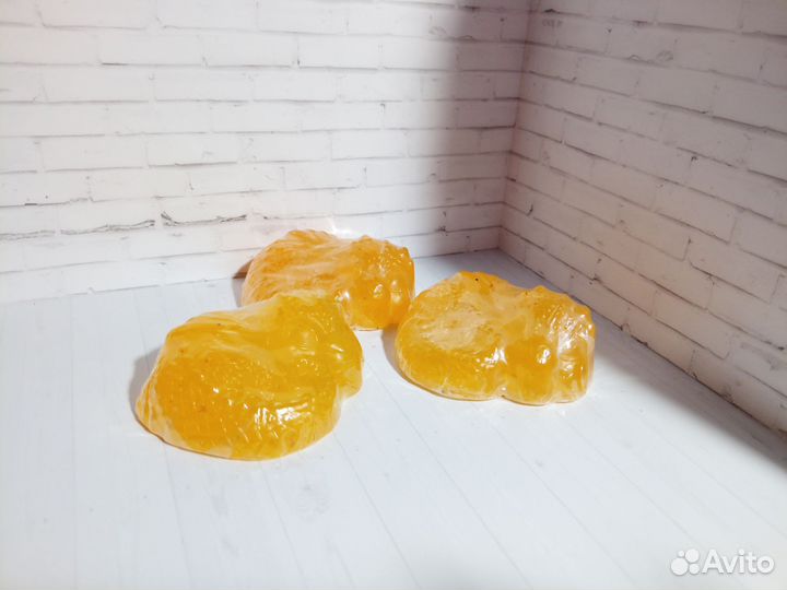 Янтарное мыло ручной работы