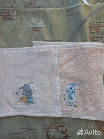 Набор детских полотенец махровых 2 шт