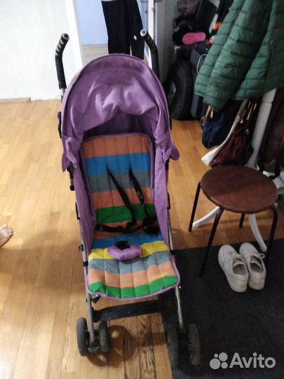 Прогулочная коляска трость бу