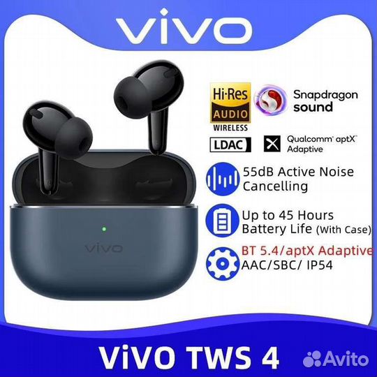 Vivo tws 4 Новые беспроводные наушники