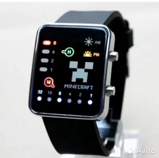 Часы Арифметика Крипера Minecraft