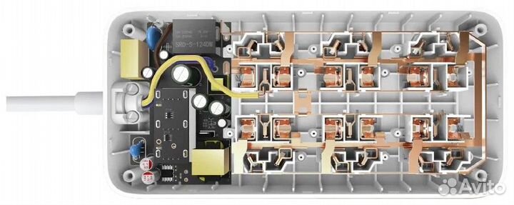 Удлинитель Xiaomi Mi Power Strip 6
