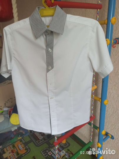 Белые рубашки на мальчика