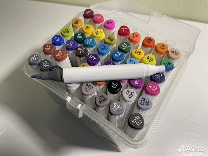 Маркеры для скетчинга двухсторонние