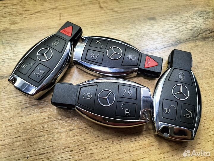 Ключ Mercedes (Мерседес) Хромированная рыбка