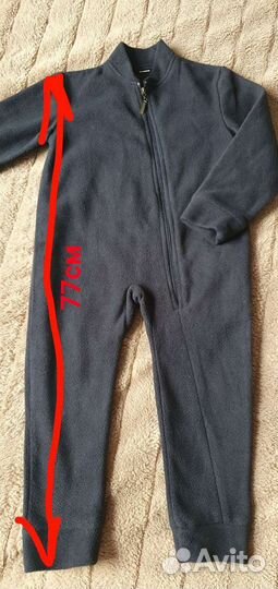Флисовый комбинезон