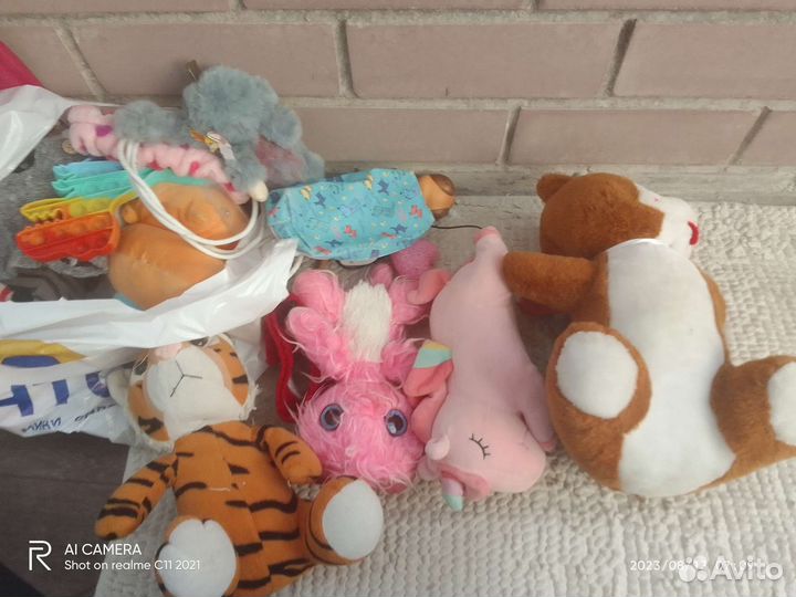 Игрушки пакетом для девочки