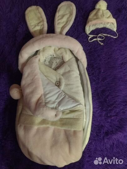 Конверт на выписку теплый, (блестящий)