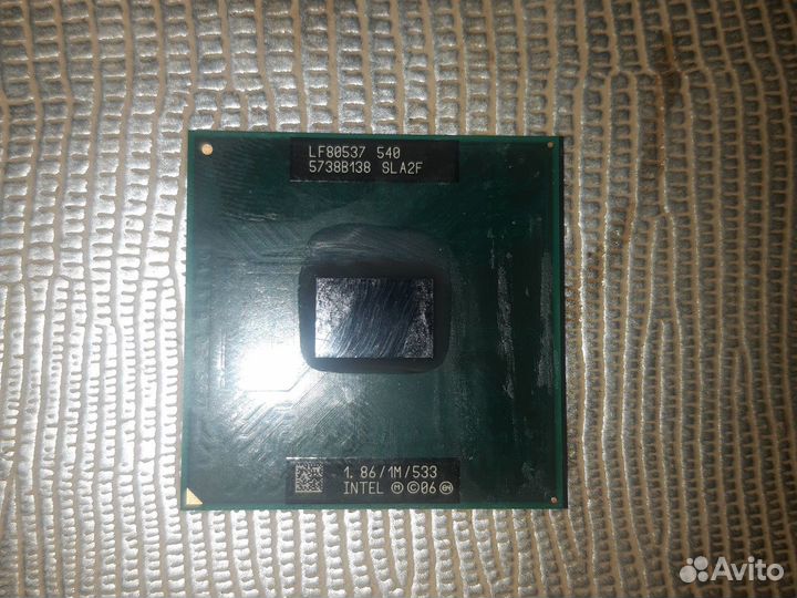 Процессор ноутбука,Intel Celeron 540,1.86GHz, Lf80