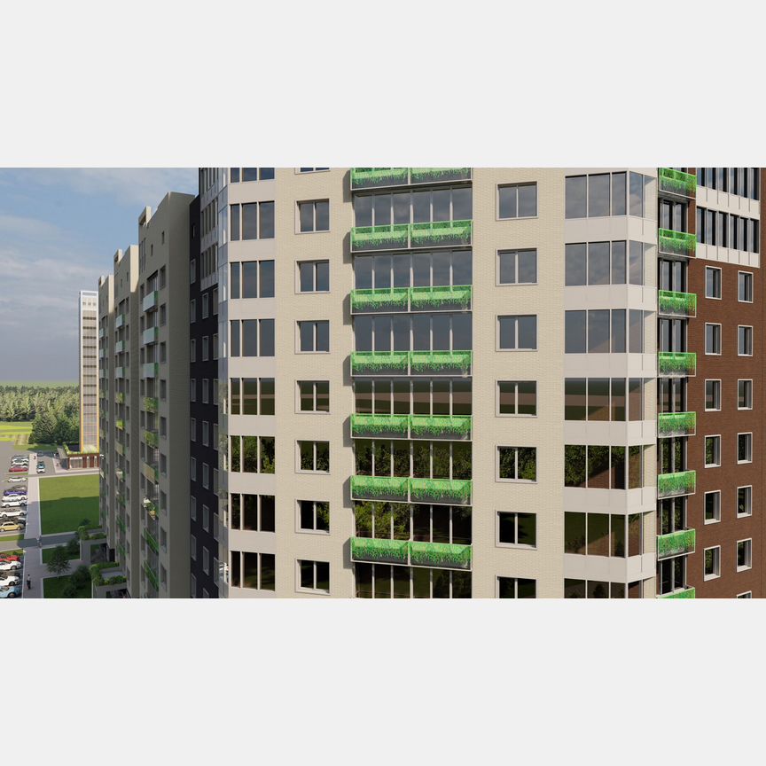 2-к. квартира, 60,4 м², 1/9 эт.