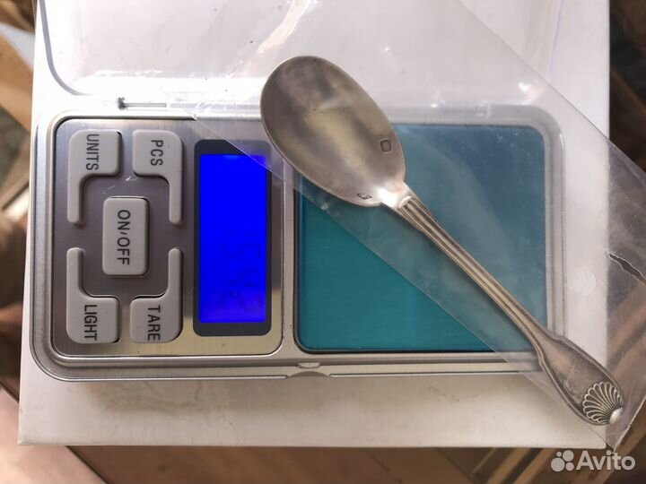 Ложка кофейная.серебро