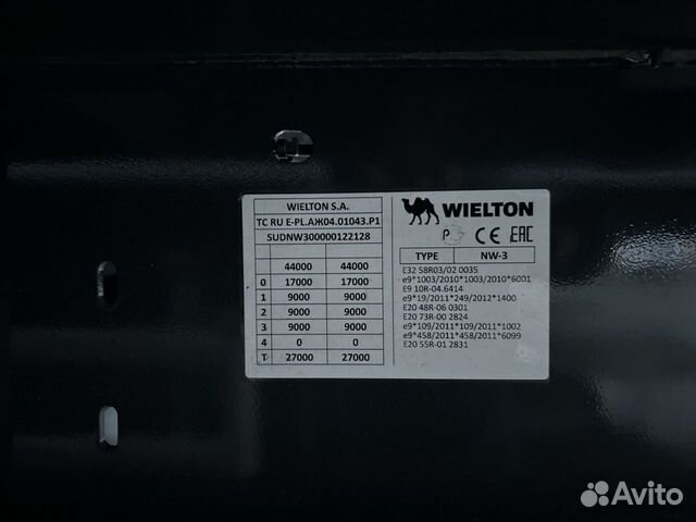 Полуприцеп самосвальный WIELTON NW 3 A 50 PD, 2023 объявление продам