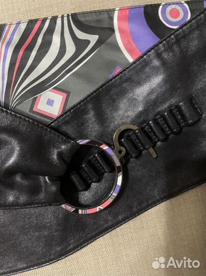 Ремень женский кожаный emilio pucci