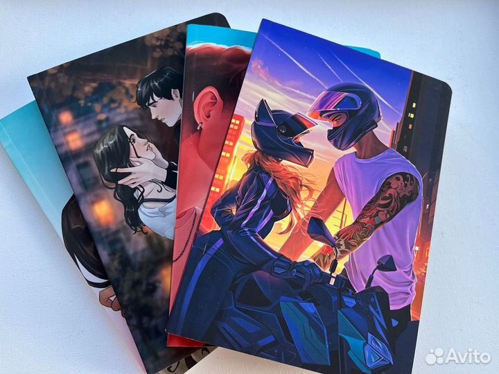 Блокноты с изображение героев книг