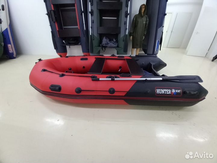 Лодка надувная пвх Хантер 350 Про Б/У