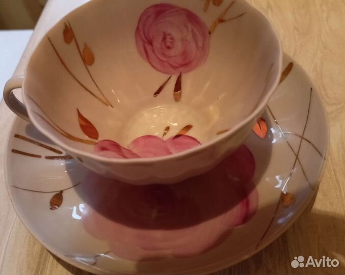 Чайная пара фарфор Дулево