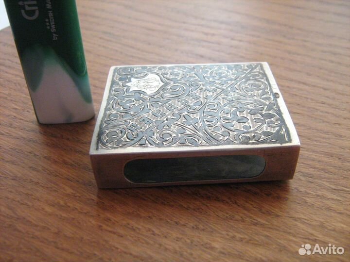 Серебро спичечница кавказ дореволюционная Россия