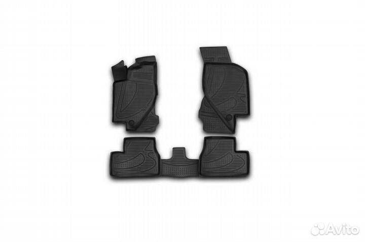 Коврики 3d в салон LADA granta, 2011, 4 шт. (полиу