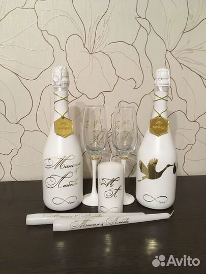 Свадебные бутылки