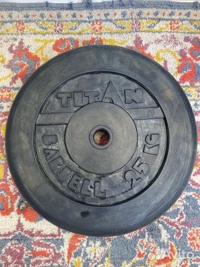 Спортивные блины Barbell titan 25 кг