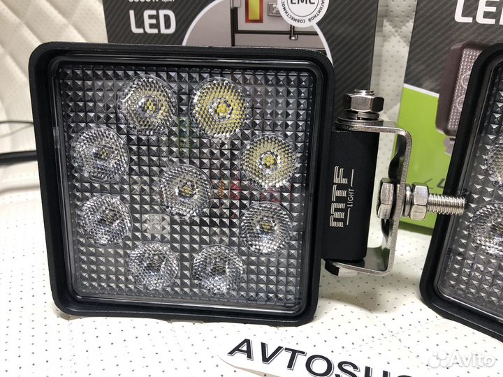 Фары LED MTF 12/24V 15W 2 шт