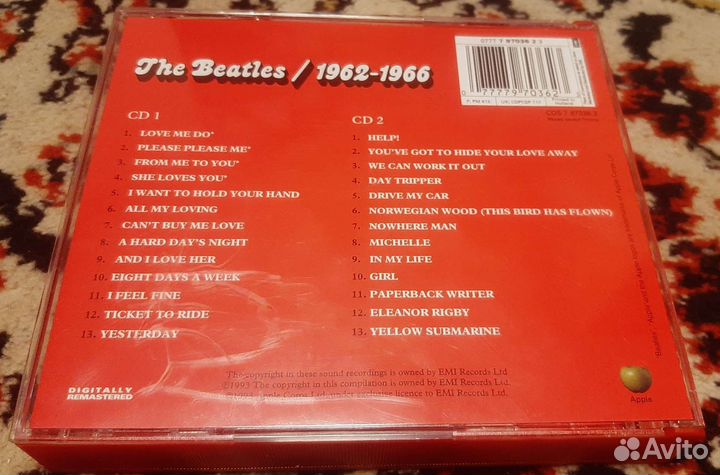 2 CD The Beatles /1962-1965
