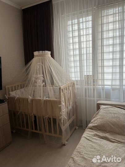 Балдахин в кроватку с держателем